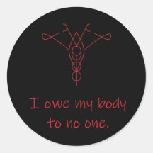 Aufkleber für die Casting-Freiheit