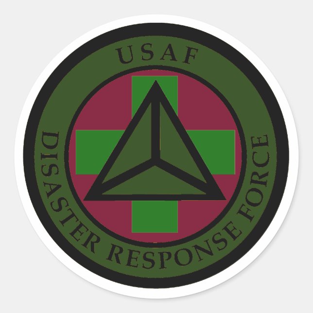 Aufkleber für die Desaster-Reaktionskraft (Camoufl (Vorderseite)