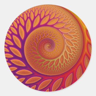 Aufkleber für die Drehung der Mandarine