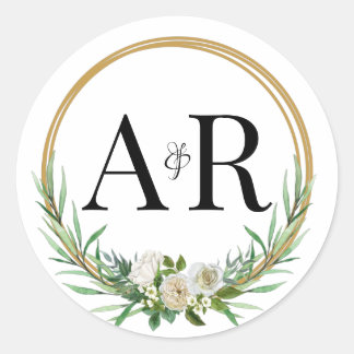 Aufkleber für die Einladung zum Hochzeitstag