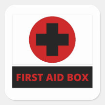 Aufkleber für die erste Hilfe