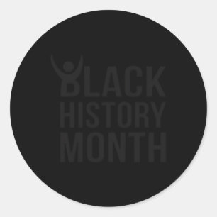 Aufkleber für die fette Anweisung "Black History M