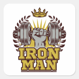 Aufkleber für die Fitness von Iron Man