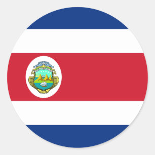 Aufkleber für die Flagge Costa Rica