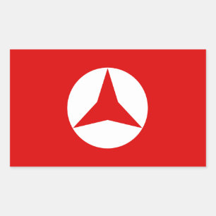 Aufkleber für die Flagge der spanischen Population