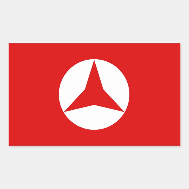 Aufkleber für die Flagge der spanischen Population (Vorderseite)