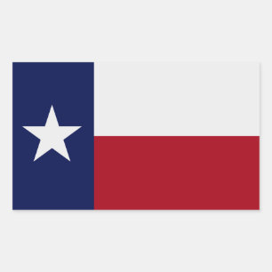 Aufkleber für die Flagge des Staates Texas