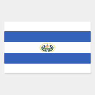 Aufkleber für die Flagge El Salvador