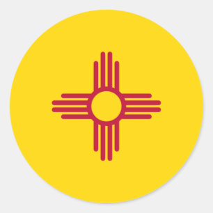 Aufkleber für die Flagge New Mexico