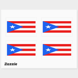 Aufkleber für die Flagge Puerto Rico