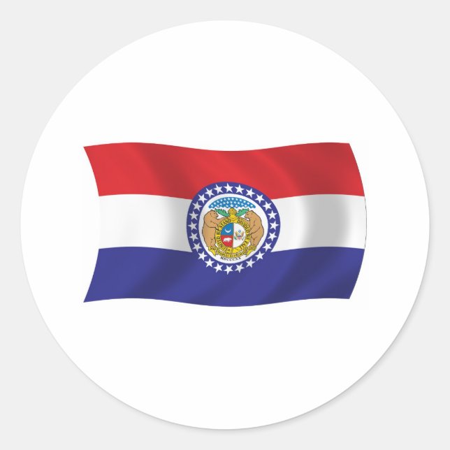 Aufkleber für die Flagge von Missouri (Vorderseite)