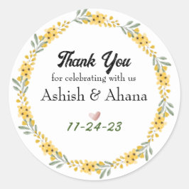 Aufkleber für die Gastgeschenk Hochzeit