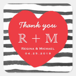 Aufkleber für die Gastgeschenk Hochzeit Strip-Must