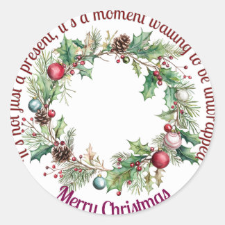 Aufkleber für die Geschenkverpackung