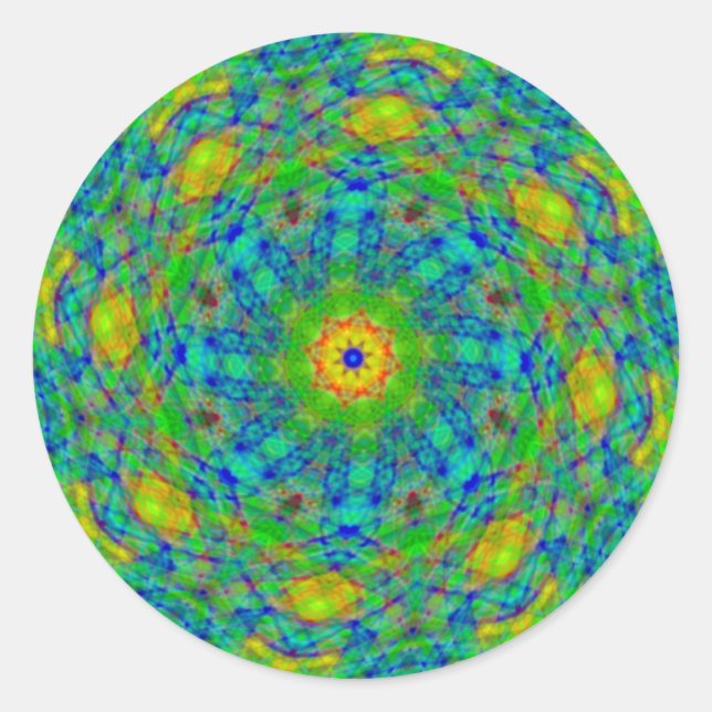 Aufkleber für die grüne Spirale-Drehung (Vorderseite)