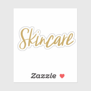 Aufkleber für die Hautpflege