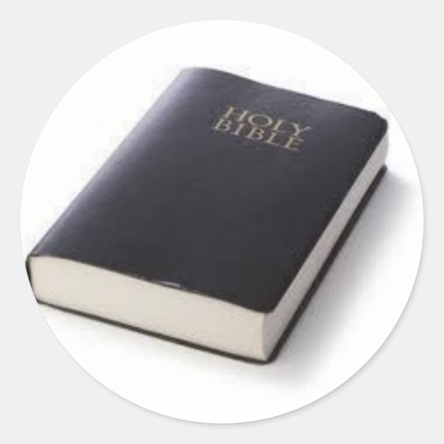 Aufkleber für die heilige Bibel (Vorderseite)