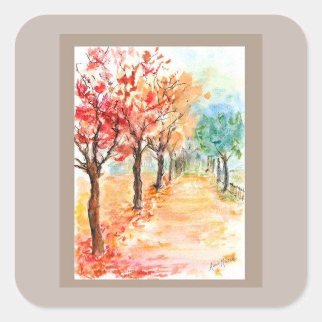 Aufkleber für die Herbststraße (Vorderseite)