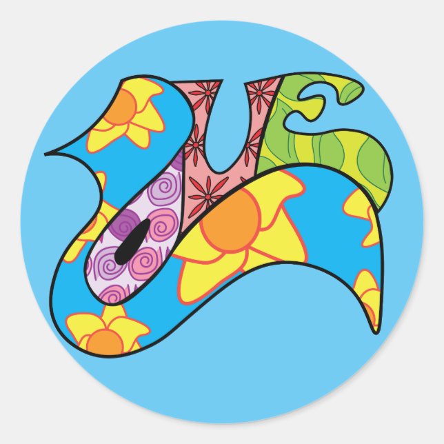 Aufkleber für die Hipp-Liebe (Vorderseite)