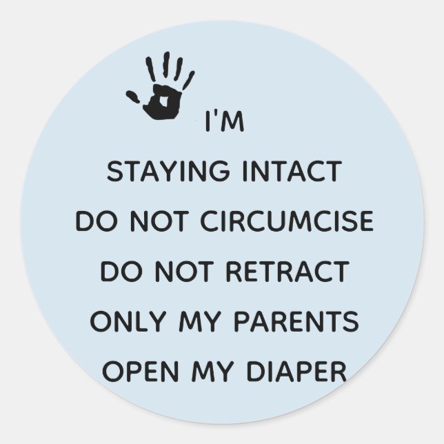 Aufkleber für die intakte Krankenhausversorgung (Vorderseite)