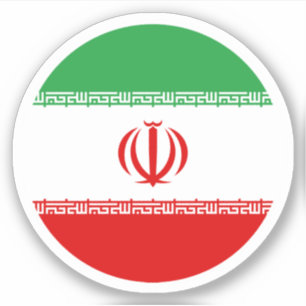 Aufkleber für die iranische Flagge