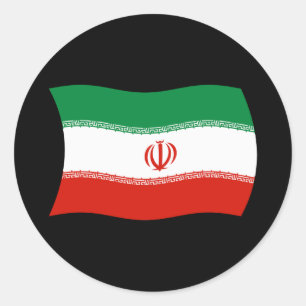 Aufkleber für die iranische Flagge