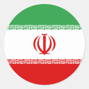 Aufkleber für die iranische Flagge