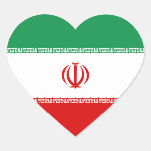 Aufkleber für die iranische Flagge