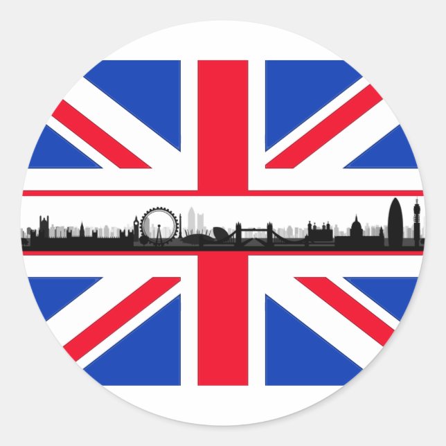 Aufkleber für die Jack-Flagge von London Eye Skyli (Vorderseite)