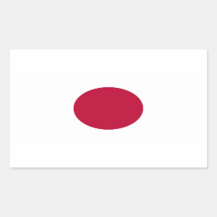 Aufkleber für die japanische Flagge