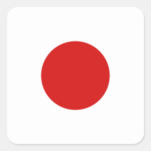 Aufkleber für die japanische Flagge