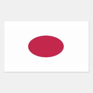 Aufkleber für die japanische Flagge