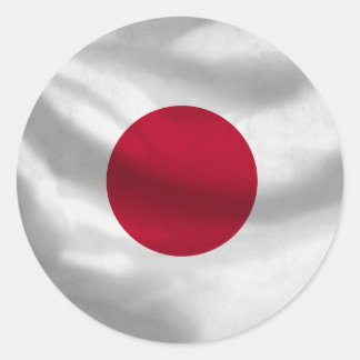 Aufkleber für die japanische Flagge