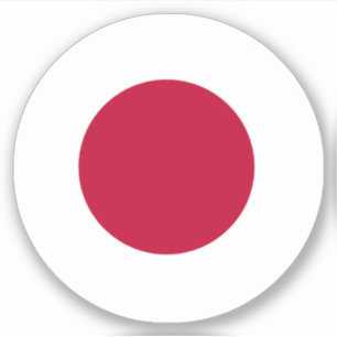 Aufkleber für die japanische Flagge