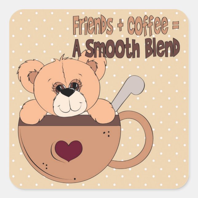 Aufkleber für die Kaffeezeit (Vorderseite)