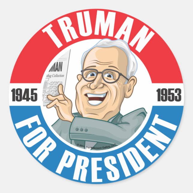 Aufkleber für die Kampagne der US-Präsidenten: #33 (Vorderseite)