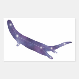 Aufkleber für die Konstellation des Flusses Otter