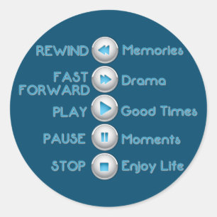 Aufkleber für die lebenslange Kontrolle