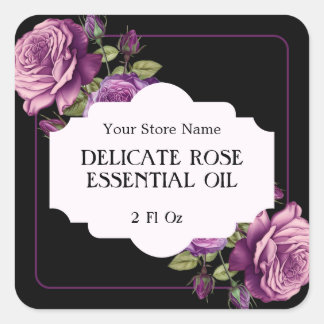 Aufkleber für die lila Rose