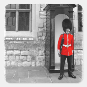 Aufkleber für die London Soldier Parade