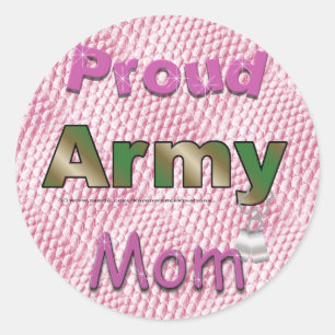 Aufkleber für die Mama der Proud Army