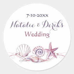 Aufkleber für die Muschel