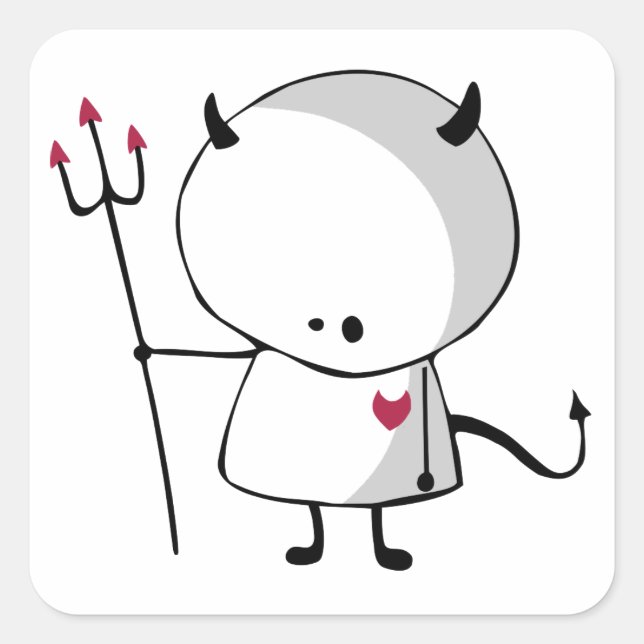 Aufkleber für die niedliche Leckerei (Vorderseite)