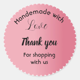 Aufkleber für die rosa Farbe