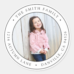 Aufkleber für die Rückgabeadresse des benutzerdefi