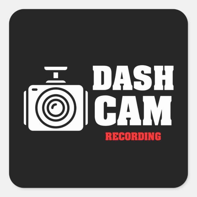 Aufkleber für die Sicherheitskamera (Vorderseite)