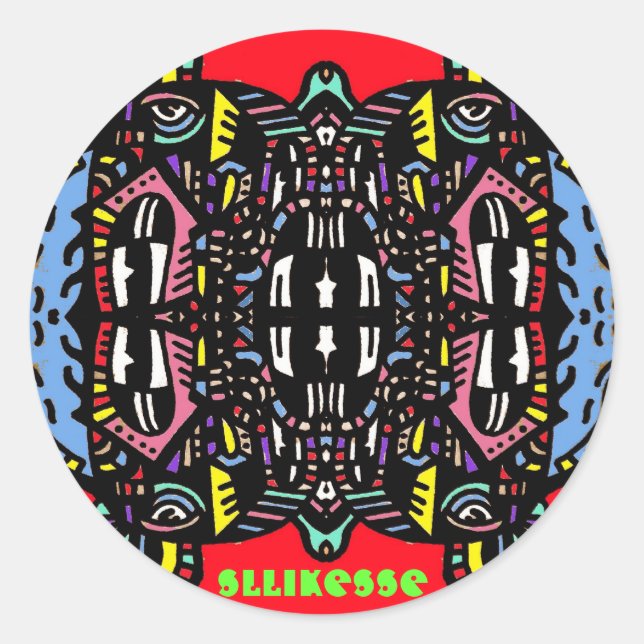 Aufkleber für die Slak-Promo (Vorderseite)