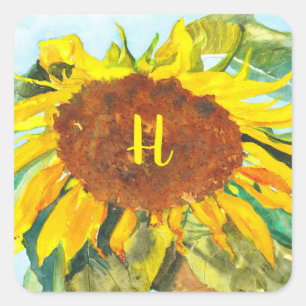 Aufkleber für die Sonnenblumen