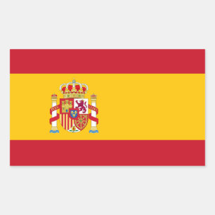 Aufkleber für die spanische Flagge