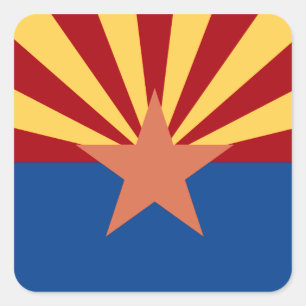Aufkleber für die Staatsflagge von Arizona
